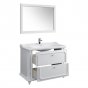 Мебель для ванной Белюкс Дуглас Н 105-02 белая глянцевая