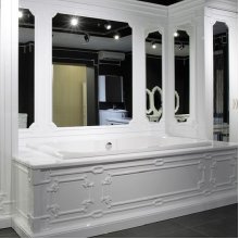 Экран для ванны Белюкс Кастилия К 250-01 с зеркалом в комплекте