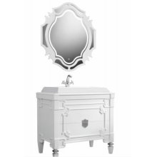 Мебель для ванной Белюкс Кастилия Н100-02 белый/серебро