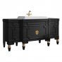 Мебель для ванной Белюкс Кастилия Н 170 черная/золото