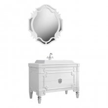 Мебель для ванной Белюкс Кастилия Н 100 белая/серебро