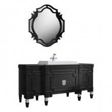 Мебель для ванной Белюкс Кастилия Н 170 черная/серебро