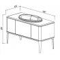 Мебель для ванной Белюкс Римини Н140-03