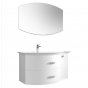 Мебель для ванной Белюкс Версаль 110Л-1 120 см белая левосторонняя