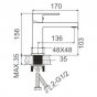 Смеситель для раковины Belz B10613-7 черный матовый