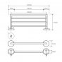 Полка для полотенец Bemeta Neo 104205085