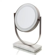 Зеркало косметическое Bertocci Carrarino 124 4749 белое/бронза