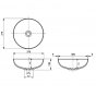 Раковина Bocchi Round 1494-001-0125 белая глянцевая