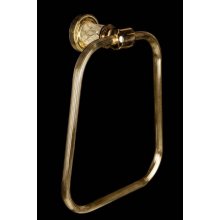 Кольцо для полотенца Boheme Murano Crystal 10905-CRST-G золото