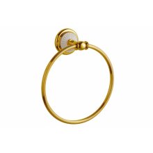 Кольцо для полотенца Boheme Palazzo Bianco 10105 золото