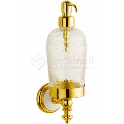 Дозатор для жидкого мыла Boheme Palazzo Bianco 10117 золото