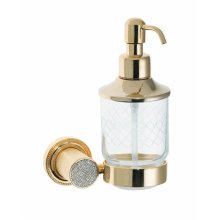 Дозатор для жидкого мыла Boheme Royal Crystal 10932-G золото