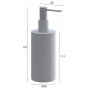 Дозатор для жидкого мыла Boheme Uno 10980-NB Nikel Brush
