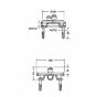 Скрытая часть смесителя Bravat Arc D9102N-ENG