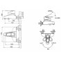 Смеситель для ванны Bravat Loop F6124182CP-01-RUS