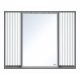Зеркало со шкафчиками Brevita Balaton 100 комбинированное ++17 410 руб