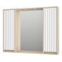 Зеркало со шкафчиками Brevita Balaton 100 белое/бежевое
