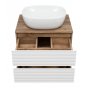 Мебель для ванной Brevita Dakota 60 белая подвесная