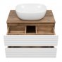Мебель для ванной Brevita Dakota 70 белая подвесная