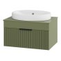 Мебель для ванной Brevita Enfida 70 подвесная зеленая