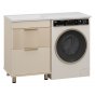 Мебель под стиральную машину Brevita Enfida 120 L напольная бежевая