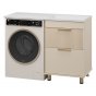 Мебель под стиральную машину Brevita Enfida 120 R напольная бежевая