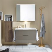 Мебель для ванной Burgbad Eqio 93 цвет серый гляне...