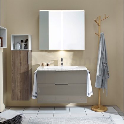 Мебель для ванной Burgbad Eqio 93 цвет серый глянец