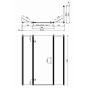 Душевой уголок Burlington Hinged Door C17+C21+C17+C11