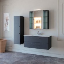 Мебель для ванной Caprigo Accord 100 со стеклянной раковиной