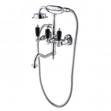 Смеситель для ванны Caprigo Adria Classic Black 03B-510 хром