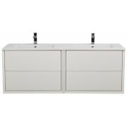 Тумба с раковиной Cezares Bellagio 140-2 Bianco Opaco