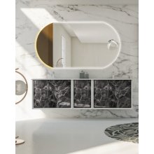 Мебель для ванной Cezares Bellagio 176 Black Stone
