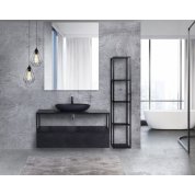 Мебель для ванной Cezares Cadro 100 Nero со столеш...