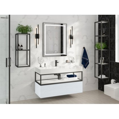 Мебель для ванной Cezares Cadro 100 Bianco Ghiaccio
