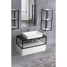 Мебель для ванной Cezares Cadro 70 Bianco Ghiaccio со столешницей