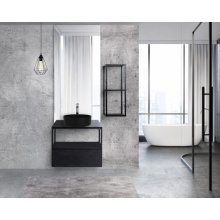 Мебель для ванной Cezares Cadro 70 Nero со столешницей