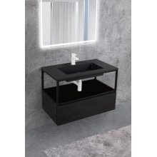 Мебель для ванной Cezares Cadro 80 Nero