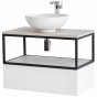 Мебель для ванной Cezares Cadro 80 Bianco Ghiaccio со столешницей