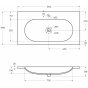 Мебель для ванной Cezares Eco 90-CZR-900/480-LV-MR-ECO-F Sapfiro