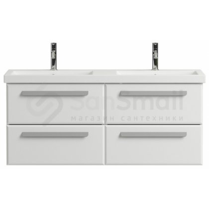 Тумба с раковиной Cezares Eco 120-CZR-1200/480-2-LV-MR-ECO-RS156SC.3/320 Bianco Lucido