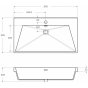 Тумба с раковиной Cezares Molveno 90-CZR-1188-900/500 Legno Bianco