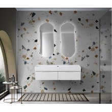 Мебель для ванной Cezares Premium Plisse 120-2 Bianco Opaco