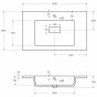 Мебель для ванной Cezares Slider 80-PI черный фьюжн