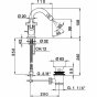 Смеситель для биде Cisal Barcelona Quad BQ00155021