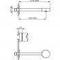 Смеситель для раковины Cisal Slim SM01351040