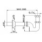 Сифон для раковины Cisal ZA00409021