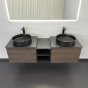 Мебель для ванной Comforty Портленд 150-MB дуб шоколадно-коричневый