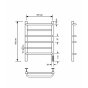 Полотенцесушитель электрический с/т Comfysan Puro-K EC-6 60/40, хром