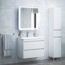 Мебель для ванной Corozo Алабама 100 белая повесная